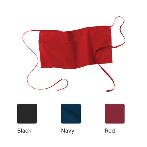 Apron - Waist Apron with 3 Pockets