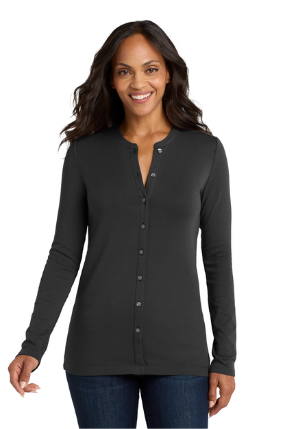 Port Authority Women's Stretch Button-Front Cardigan