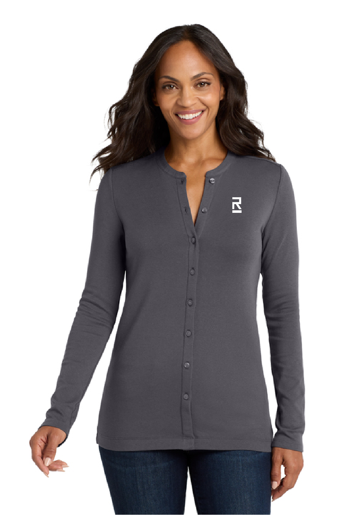 Port Authority Women's Stretch Button-Front Cardigan