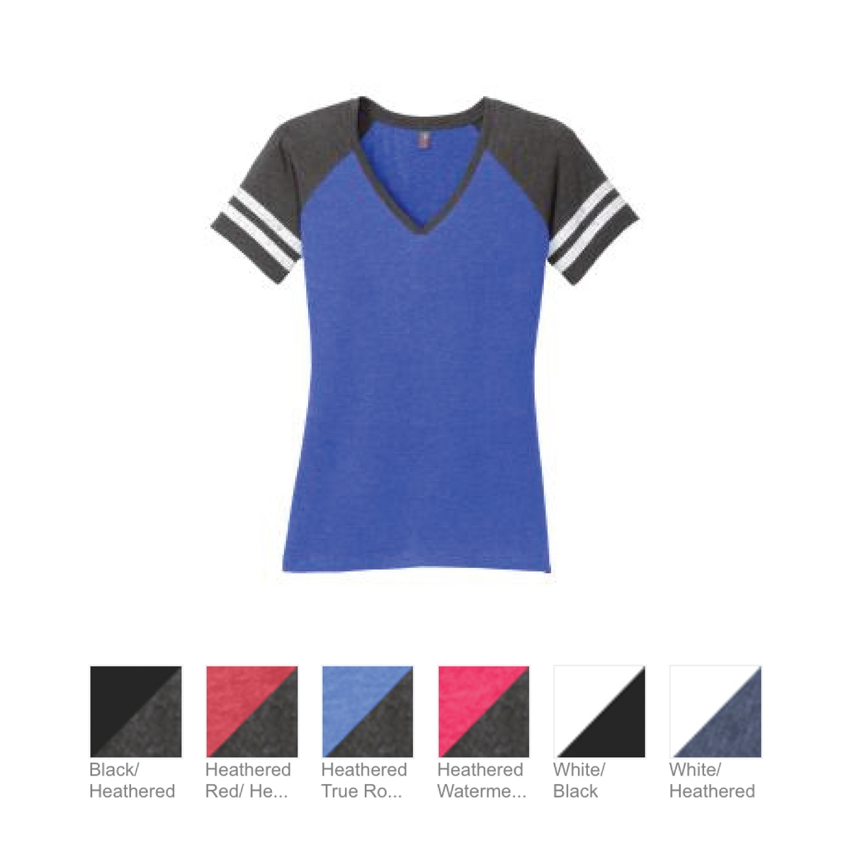 Football V-Neck Tee