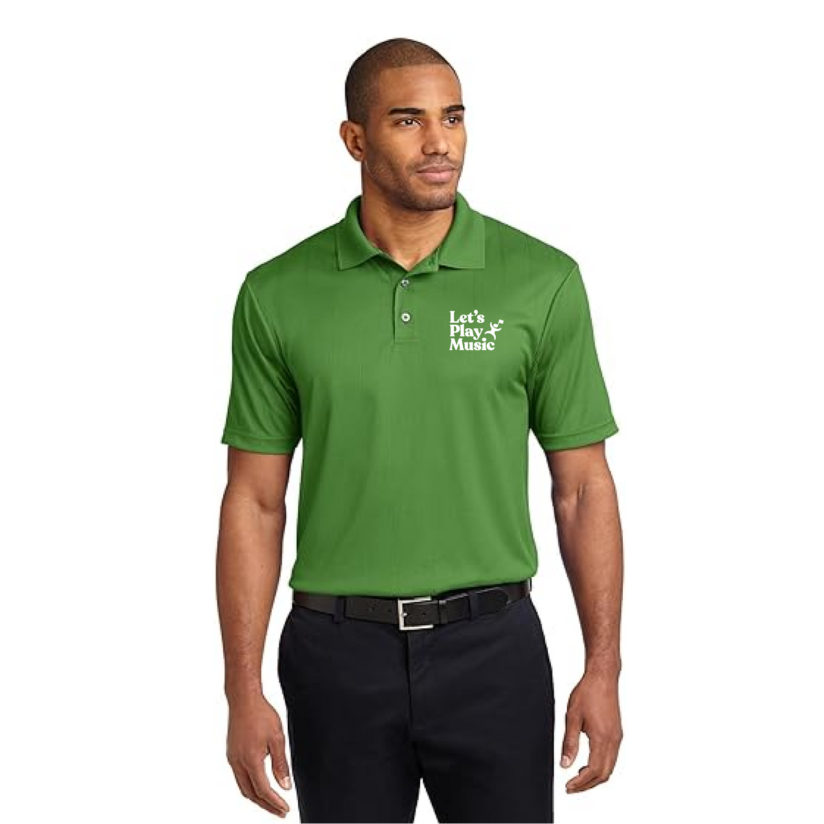 Men's "Training Team Polo" - Fine Jacquard Polo