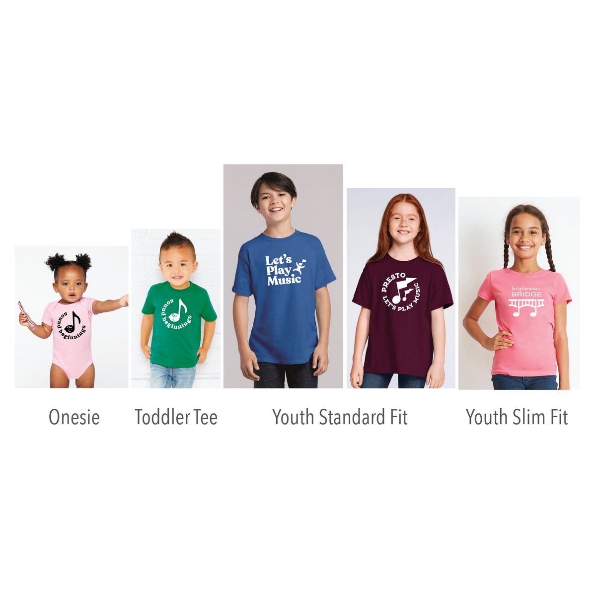 Student Tees Try-On Sets