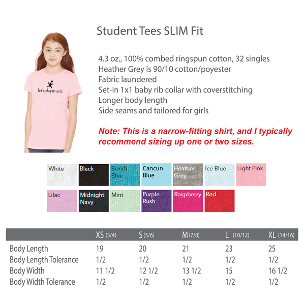 STUDENT TEES - Slim Fit
