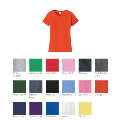 Standard Women's Fit 100% Cotton Teacher Tee (LPC450)
