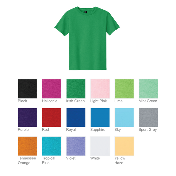 STUDENT TEES - Standard Fit (for orders up to 5 shirts - use bulk order for larger orders please)