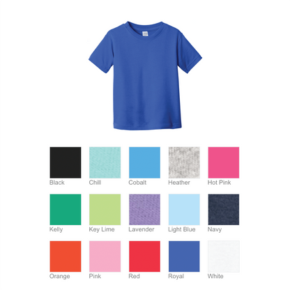 STUDENT TEES - Toddler Fit (for orders up to 5 shirts - use bulk order for larger orders please)