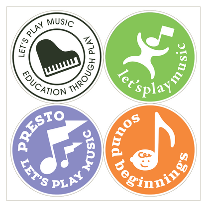 Circle Logo Waterproof Vinyl Stickers